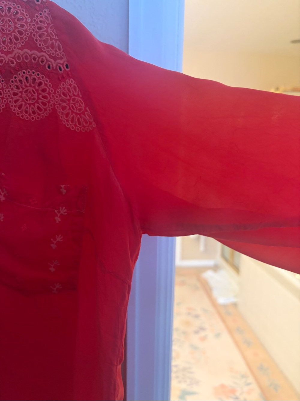 Johnny Was Red Tunic - Picture 10 of 13
